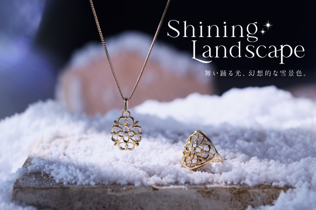 Shining Landscape　舞い踊る光、幻想的な雪景色。