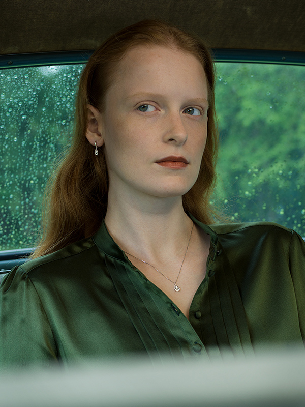 新しい到着 ジュエリーツツミ Blessed Rain K18YG ダイヤモンド ピアス